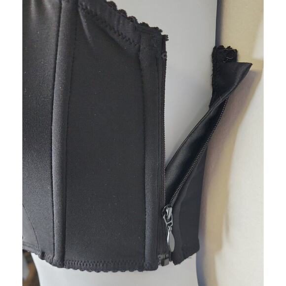 NWT Victorias Secret Black Bra / Top Unlined Bralette Top Strappy Zip Back XS - Picture 4 of 10